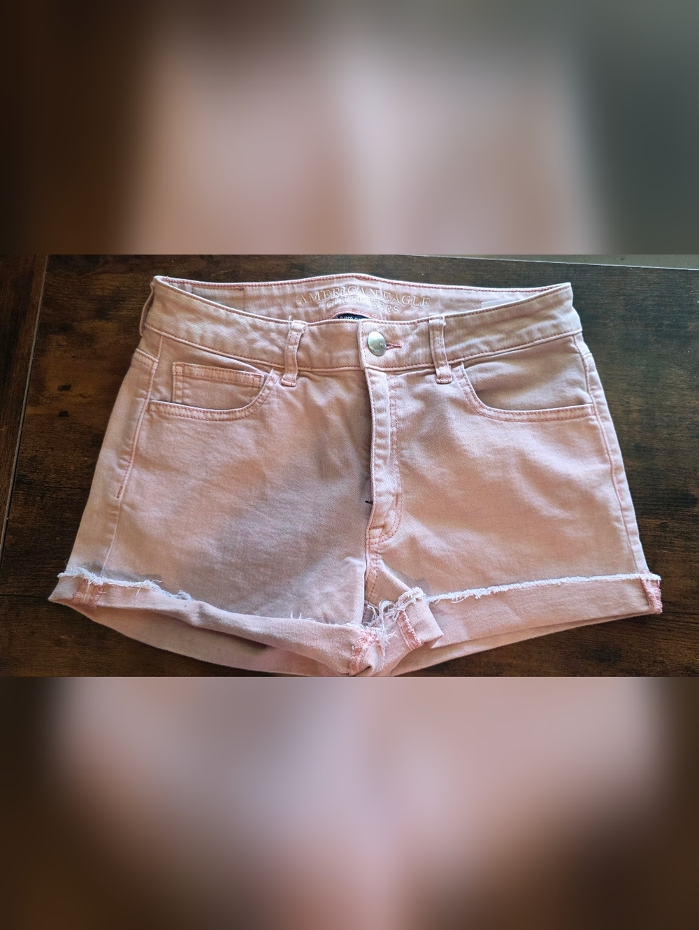 American Eagle Hi-Rise Shortie Shorts